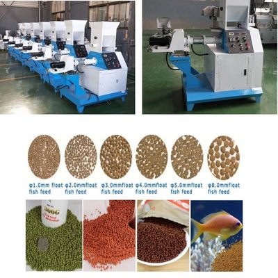 Commerciële voeder extruder puffing machine drijvende visvoer maken machine