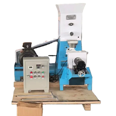Landbouw Sojabonen Floating Fish Feed Extruder Full Fat Soja Extruding Machine