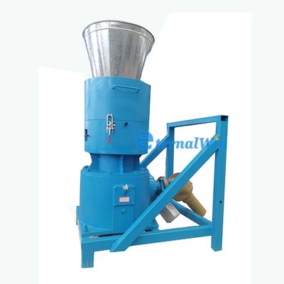 0.8-4t/H capaciteit Pellet Mill Machine met automatisch smeersysteem