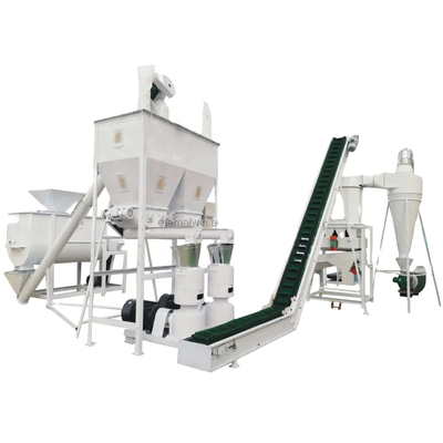 Goedkope productielijn voor houtpellets met slijtagelementen en pelletizing-systeem