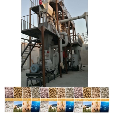 Productielijn voor diervoederpellets van 1-12 mm