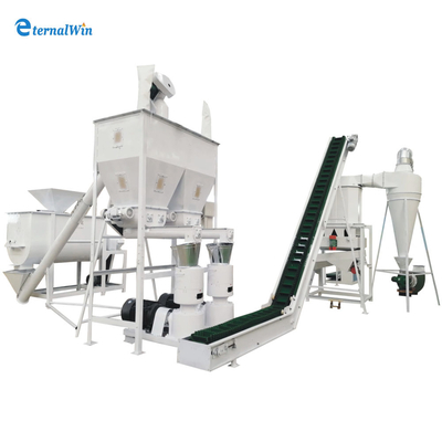 1000-5000 kg/h Houtpelletmachine Volledige set Houtmolen Productielijn