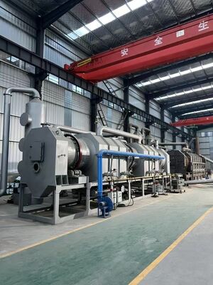 Energiebesparende duurzame continue biomassa-koolstofovens voor landbouw afvalstoffen